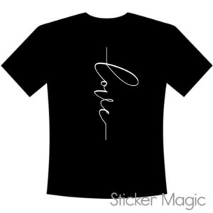 T-shirt - Love Script