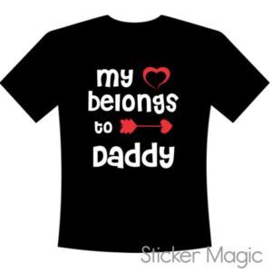 T-shirt - Belong to Daddy
