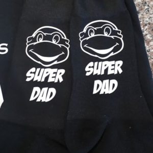 Socks - Turtle Super Dad