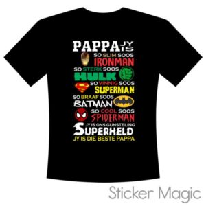 T-shirt - Superhero Afrikaans