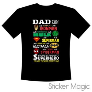 T-shirt - Superhero English