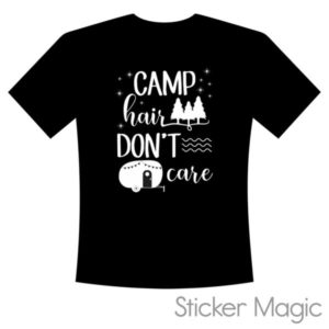 T-shirt - Camp Hair Don't Care