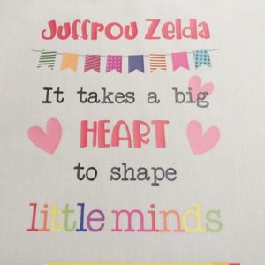 Tote Bag Big Heart Pencil