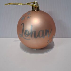 Champagne Matt Xmas Bauble