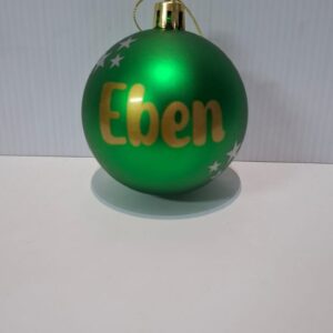 Green Matt Xmas Bauble